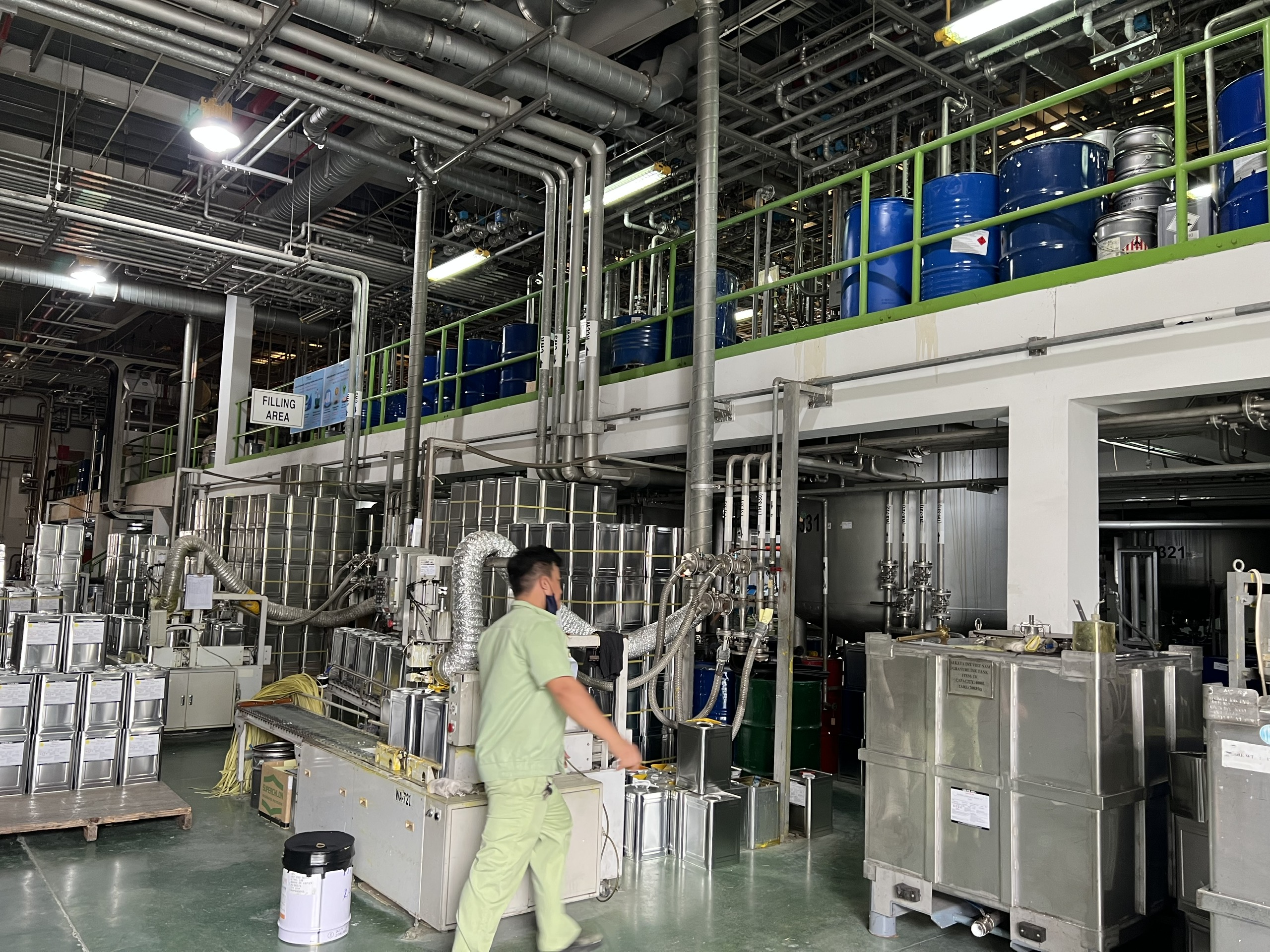 Sakata Ink Factory, Binh Duong – Provide meters for the production line.